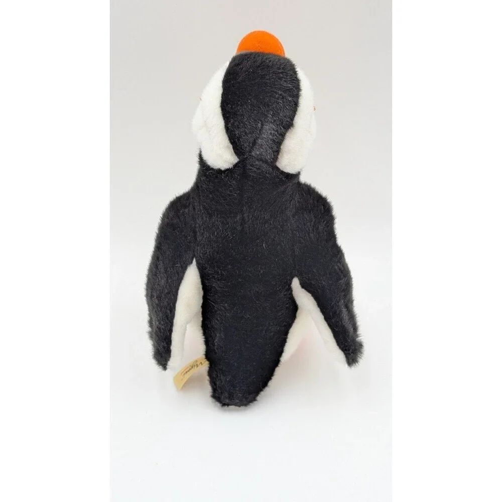 Aurora Miyoni Puffin Plush Stuffed Animal Black White Wild Bird